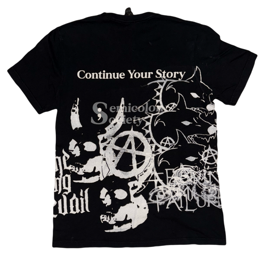 Continue Your Story ; 1/1 White Chaos print (S)