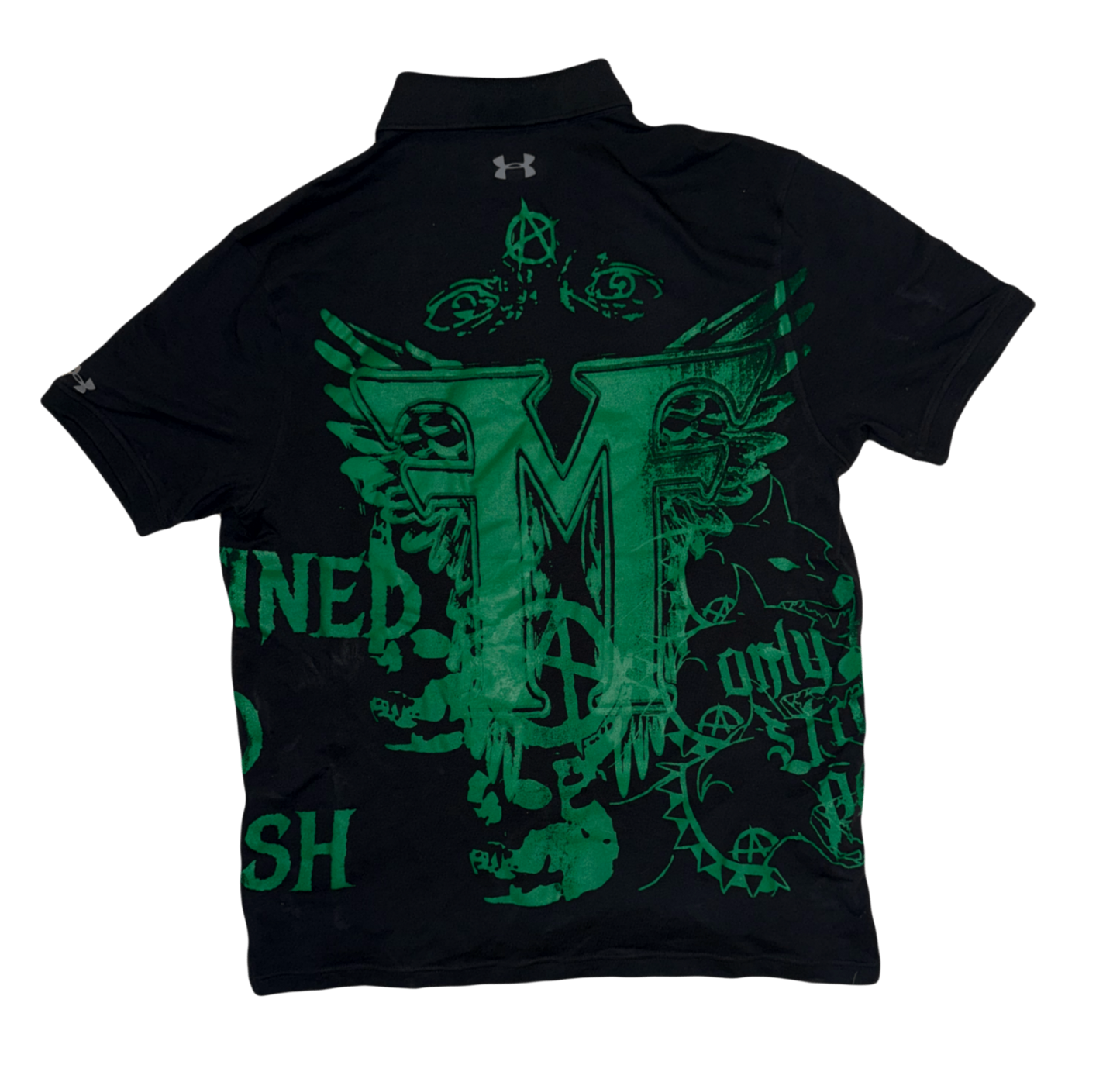 UnderArmour Polo 1/1 Green Chaos Print (M)