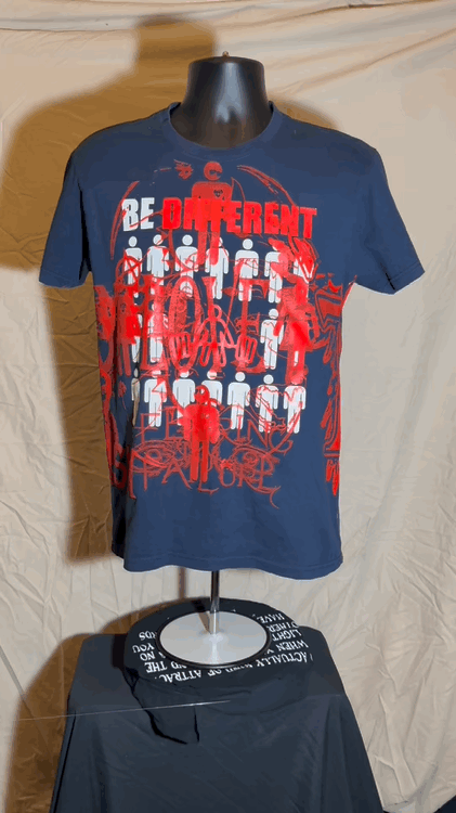 Be Different 1/1 Red Chaos Print (S)