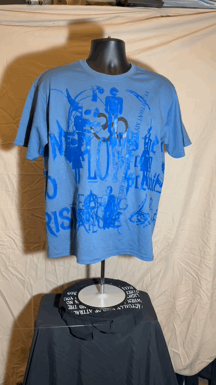 Hindu 1/1 Blue Chaos Print (M)