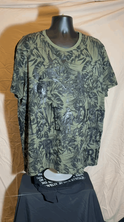 Palm Camo 1/1 Black Chaos Print (XXL)