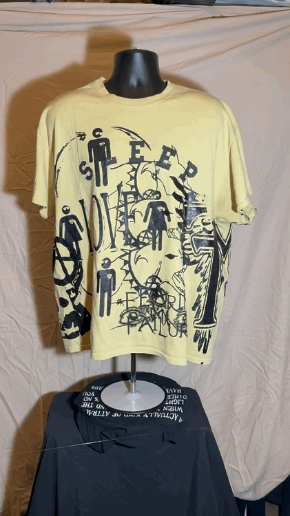 SLEEP 1/1 Black Chaos Print (XL)