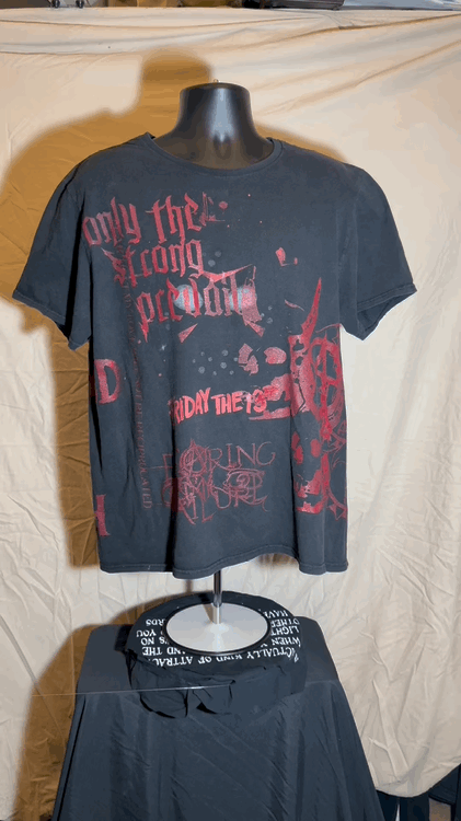 Voorhees 1/1 Dark Red chaos print (XL)