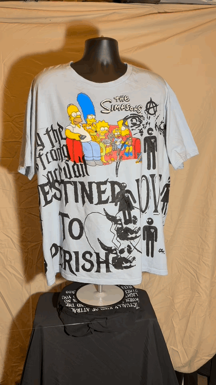 Simpsons 1/1 Black Chaos Print (XXL)