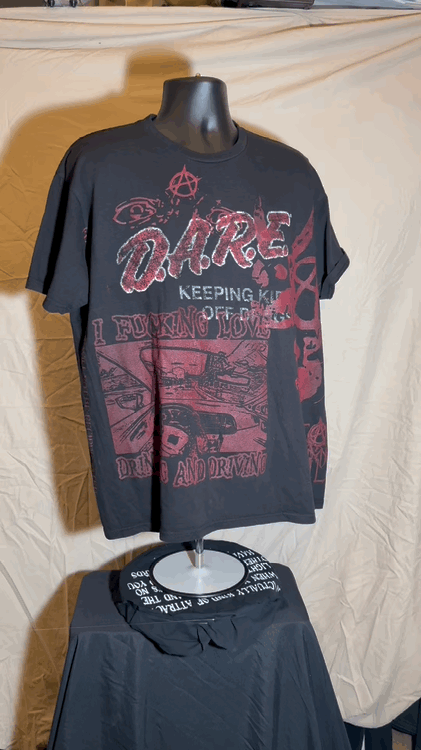 D.A.R.E. 1/1 Dark Red Chaos Print (XL)