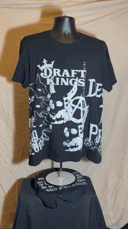 Draft Kings 1/1 White Chaos Print (L)