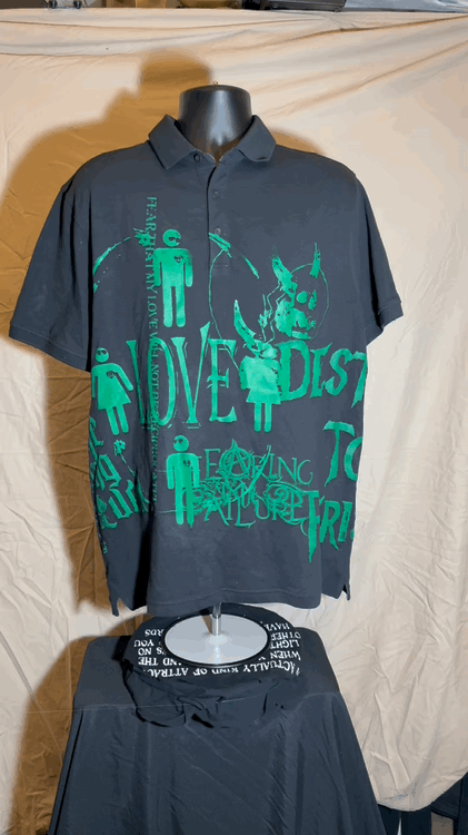 UnderArmour Polo 1/1 Green Chaos Print (M)