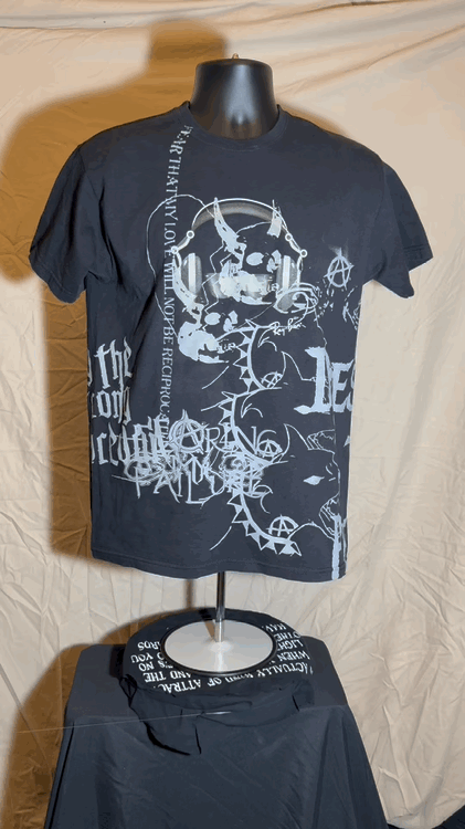 Ray-Ban 1/1 Grey Chaos Print (M)