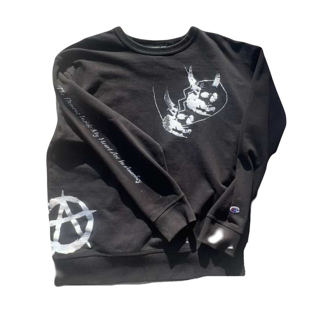 Demons Inside My Heart Are In Anarchy Sweater 1/15